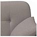Loveseat con bottoni imbottiti Tortora 120 x 65 x 79 cm Tessuto - Foto miniatura 7