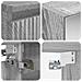 Set di mobili per il bagno 4 pcs Sonoma grigio - Foto miniatura 4