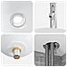 Set di mobili per il bagno 4 pcs Sonoma grigio - Foto miniatura 5