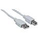 ICOC U-AB-030-U2W - Cavo USB 2.0 A / B 3 m Bianco - Foto miniatura 4