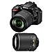 D5600 + 18-105 Vr + 55-200 Vr Ii Garanti 3 Ans - Foto miniatura 1