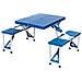 Set Tavolo Per Picnic Basic Acciaio Blu 1404374 - Foto miniatura 1