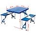 Set Tavolo Per Picnic Basic Acciaio Blu 1404374 - Foto miniatura 6