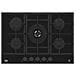 Piano Cottura HILW 75325 SDX a Gas 5 Fuochi Gas Colore Nero - Foto miniatura 1