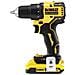 DCD708D2T-QW cacciavite elettrico e avvitatore a impulso 1650 Giri /min Nero, Giallo - Foto miniatura 1