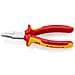 Knipex dal Pinza Meccanica un becchi Piatti DIRITTI Isolamento 1000V (160 mm) 20 06 160 - Foto miniatura 1