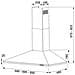 Cappa a Parete PIRAMIDE PLUS 60 X Aspirante 60 cm Colore Acciaio Inox - Foto miniatura 3
