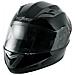 Casco Integrale Moto Scooter Visierino Parasole Touring Nero S - Foto miniatura 4