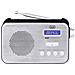 Radio Digitale Portatile DAB 7F92 R con Ricevitore Digitale DAB / DAB+ / FM RDS - Nero / Bianco - Foto miniatura 3