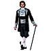 Costume Barocco Nero Ed Argento Per Adulto - Taglia: M - Foto miniatura 1