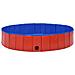 Piscina Per Cani Pieghevole Rossa 160x30 Cm In Pvc - Foto miniatura 4