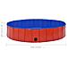 Piscina Per Cani Pieghevole Rossa 160x30 Cm In Pvc - Foto miniatura 14