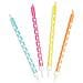 12 Candele Colorate Con Puntini Bianchi - Foto miniatura 1