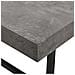 Tavolino Da Caffè Effetto Cemento Grigio E Nero Deluz - Foto miniatura 2