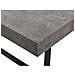Tavolino Da Caffè Effetto Cemento Grigio E Nero Deluz - Foto miniatura 4