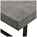 Tavolino Da Caffè Effetto Cemento Grigio E Nero Deluz - Foto miniatura 11