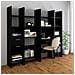 Libreria Nera 40x35x180 cm in Legno Multistrato - Foto miniatura 5