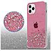 Custodia Compatibile Con Apple Iphone 11 In Rosa Con Glitter - Coperchio Protettivo In Silicone Tpu Flessibile Con Glitter Scintillanti - Foto miniatura 5