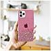 Custodia Compatibile Con Apple Iphone 11 In Rosa Con Glitter - Coperchio Protettivo In Silicone Tpu Flessibile Con Glitter Scintillanti - Foto miniatura 7