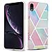 Custodia Compatibile Con Apple Iphone Xr In Marmo Arcobaleno No. 11 - Coperchio Protettivo In Silicone Tpu Con Motivo A Mosaico - Foto miniatura 1