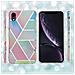 Custodia Compatibile Con Apple Iphone Xr In Marmo Arcobaleno No. 11 - Coperchio Protettivo In Silicone Tpu Con Motivo A Mosaico - Foto miniatura 6