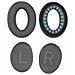 Cuscinetti Auricolari Per Bose Qc35 I /ii, Qc25, Qc15, Qc 2 Ae 2, Ae 2i, Ae 2w, Soundtrue, Soundlink Darkgrey - Foto miniatura 3