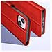 Custodia Per Iphone 14 Plus, Portacarte E Funzione Supporto Rossa - Foto miniatura 3