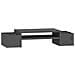 Supporto Per Monitor Grigio 70x27,5x15cm Legno Massello Di Pino - Foto miniatura 2
