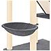 Albero Per Gatti Pavimento Soffitto Grigio Scuro 277-303 Cm - Foto miniatura 7