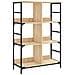 Libreria Rovere Sonoma 78,5x33x117,5 Cm In Legno Multistrato - Foto miniatura 2