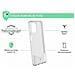 Cover Rinforzata Per Samsung Galaxy A12 Pure, Trasparente - Foto miniatura 2