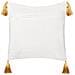 Set Di 2 Cuscini Zamia Cotone 45 X 45 Cm Bianco Modello Natalizio - Foto miniatura 4
