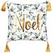 Set Di 2 Cuscini Zamia Cotone 45 X 45 Cm Bianco Modello Natalizio - Foto miniatura 5