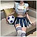 Set Di Biancheria Intima Pethuel Bambino Del Calcio Qqfz-b17-0509-1 Bianco - Foto miniatura 1