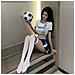 Set Di Biancheria Intima Pethuel Bambino Del Calcio Qqfz-b17-0509-1 Bianco - Foto miniatura 4