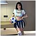 Set Di Biancheria Intima Pethuel Bambino Del Calcio Qqfz-b17-0509-1 Bianco - Foto miniatura 5