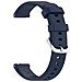Cinturino In Silicone Da 14 Mm Per Garmin Lily2 Blue - Foto miniatura 3