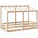 Letto Per Bambini Con Tetto 80x200 Cm In Legno Massello Di Pino - Foto miniatura 3
