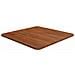 Piano Tavolo Quadrato Marrone Scuro 50x50x1,5cm Rovere Trattato - Foto miniatura 1