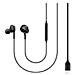 Auricolari Con Filo Usb-c Muisca E Chiamate Nero In Confezione Bulk - Foto miniatura 1