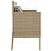 Panca da Giardino con Cuscini Beige in Polyrattan - Foto miniatura 8