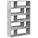 Libreria Grigio Cemento 100x33x156,5 Cm In Truciolato - Foto miniatura 2