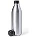 Bottiglia In Alluminio 750 Ml 7,2x7,2x25,3 Cm. Color Argento - Foto miniatura 3