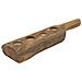 Portacandela Natura 5 - Marrone - Legno - 51x14x6 Cm - Foto miniatura 1