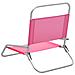 Sedie Da Spiaggia Pieghevoli 2 Pz Rosa In Tessuto - Foto miniatura 4