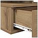 Comodini Sospesi 2 pz Rovere Artigianale 40x31x27 cm Legno Ingegnerizzato - Foto miniatura 9