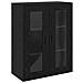 Armadi da Muro 2 pcs Rovere nero 69.5 x 34 x 90 cm - Foto miniatura 5