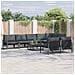 Set Divano da Giardino 8 pcs Antracite Acciaio - Foto miniatura 2