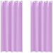 Tende con tende 2 pcs Viola Poliestere - Foto miniatura 1