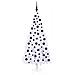 Albero di Natale artificiale Bianco 180 cm PVC e Acciaio - Foto miniatura 4